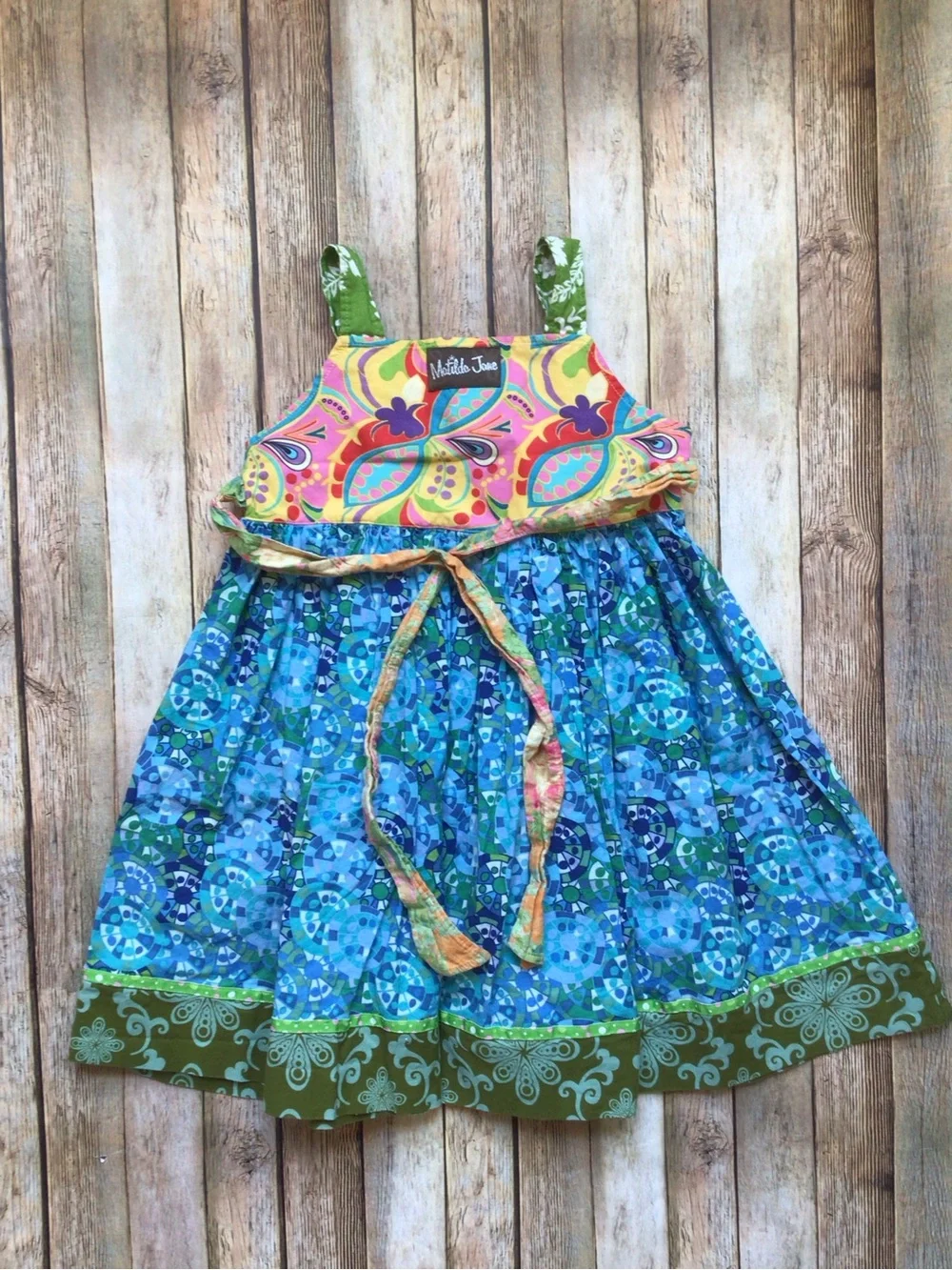 Matilda Jane Art Fair Platinum Mosaic Knot Dress